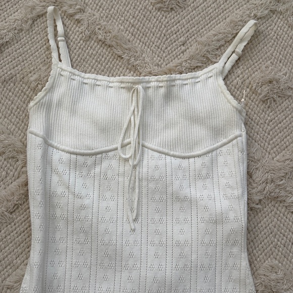 House Of Cb Myla Pointelle Maxi Sweater Dress - Picture 3 of 5